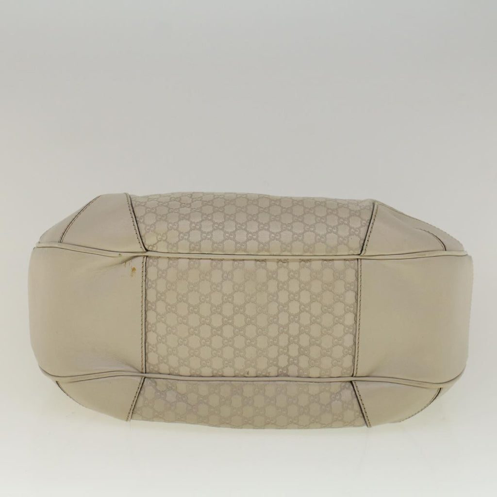 GUCCI GG Canvas Guccissima Shoulder Bag Ivory 309618 57767