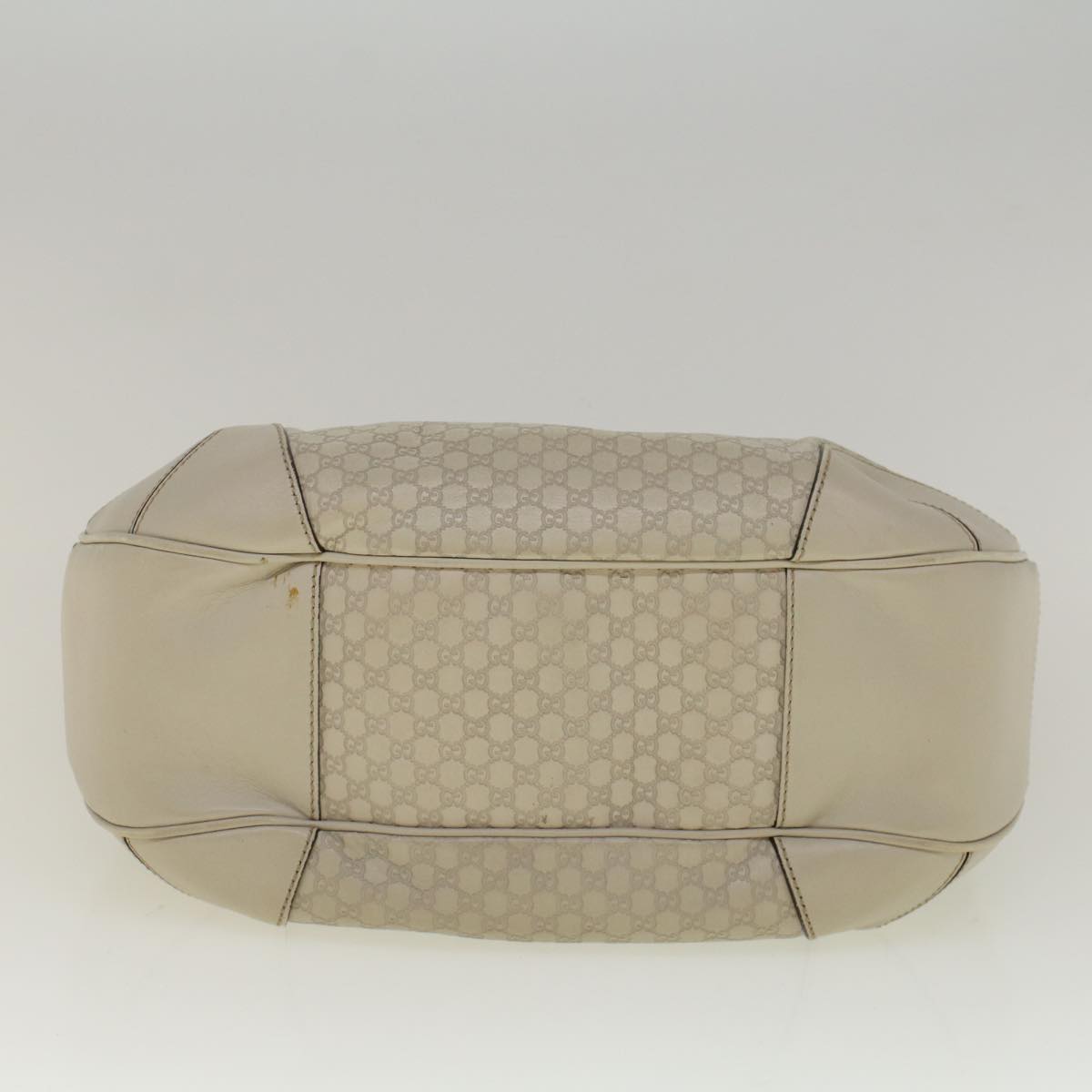 GUCCI GG Canvas Guccissima Shoulder Bag Ivory 309618 57767