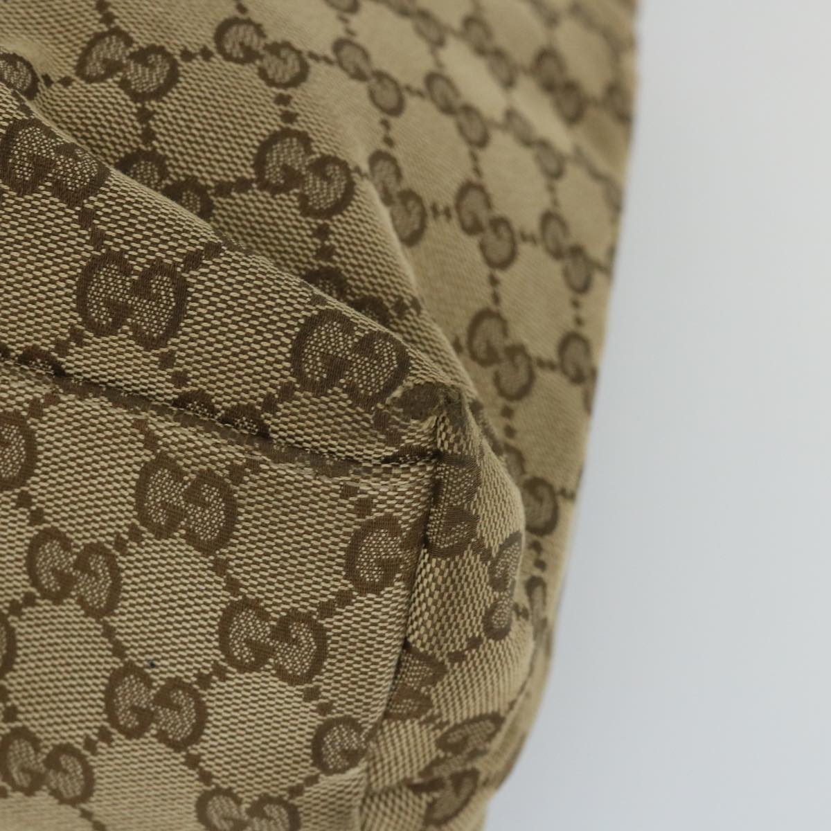 GUCCI GG Canvas Tote Bag Beige 232947 57768