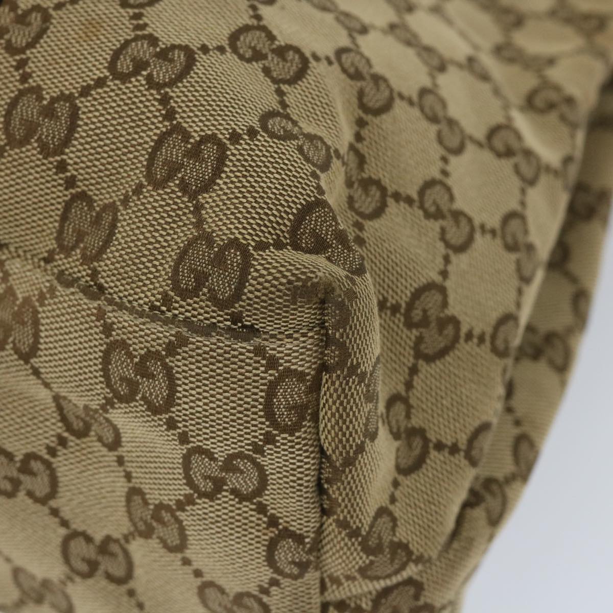 GUCCI GG Canvas Tote Bag Beige 232947 57768