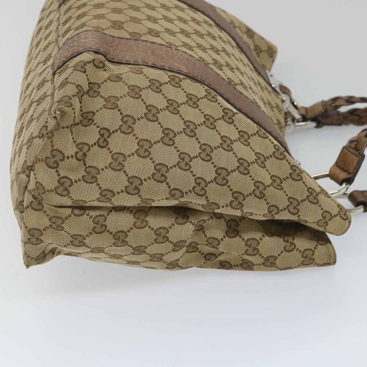 GUCCI GG Canvas Tote Bag Beige 232947 57768