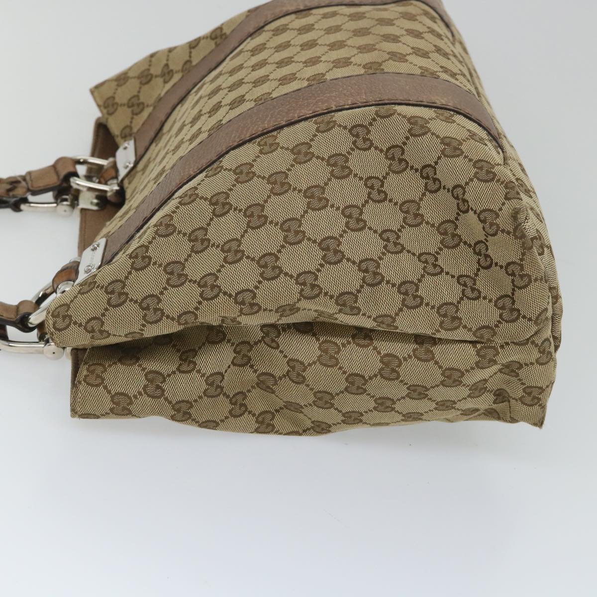 GUCCI GG Canvas Tote Bag Beige 232947 57768