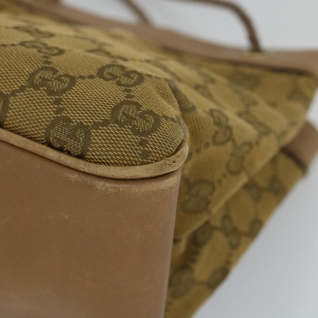 GUCCI GG Canvas Hand Bag Brown 109143 57772
