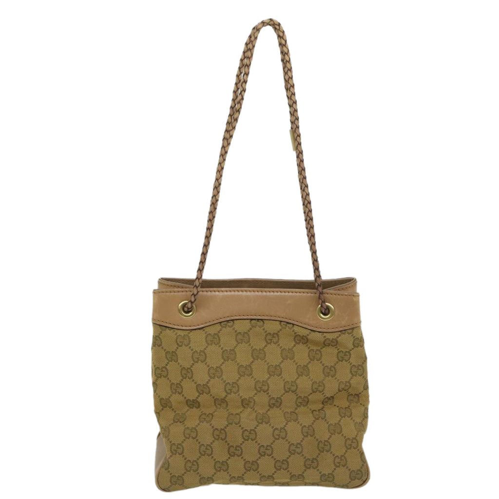 GUCCI GG Canvas Hand Bag Brown 109143 57772
