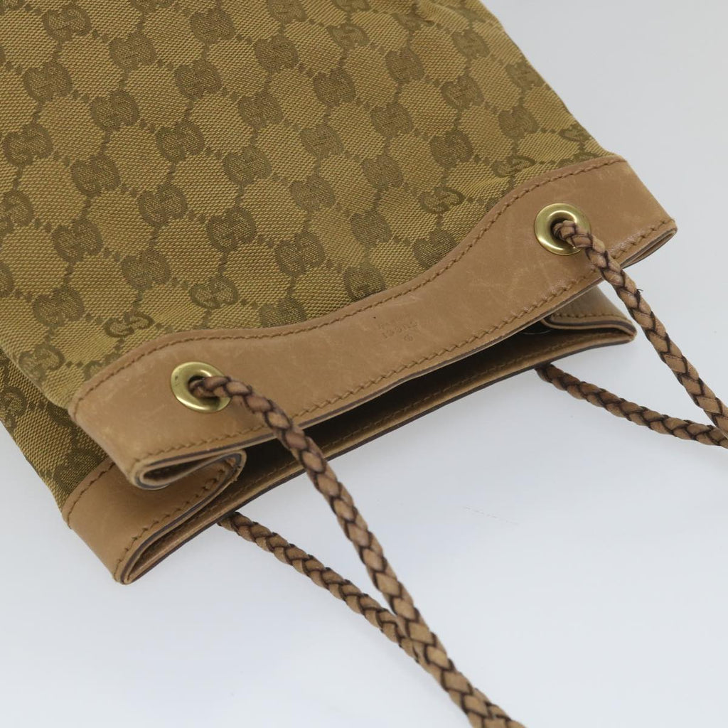 GUCCI GG Canvas Hand Bag Brown 109143 57772