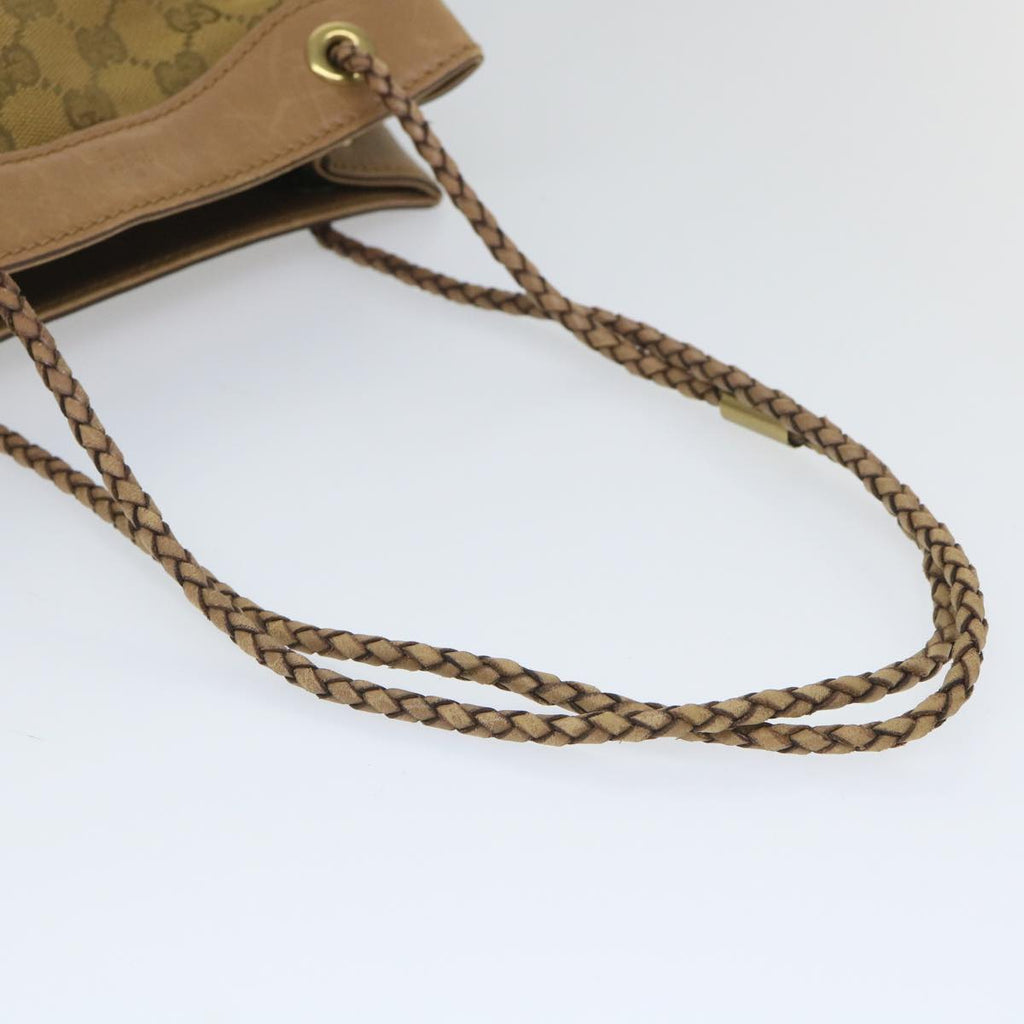 GUCCI GG Canvas Hand Bag Brown 109143 57772