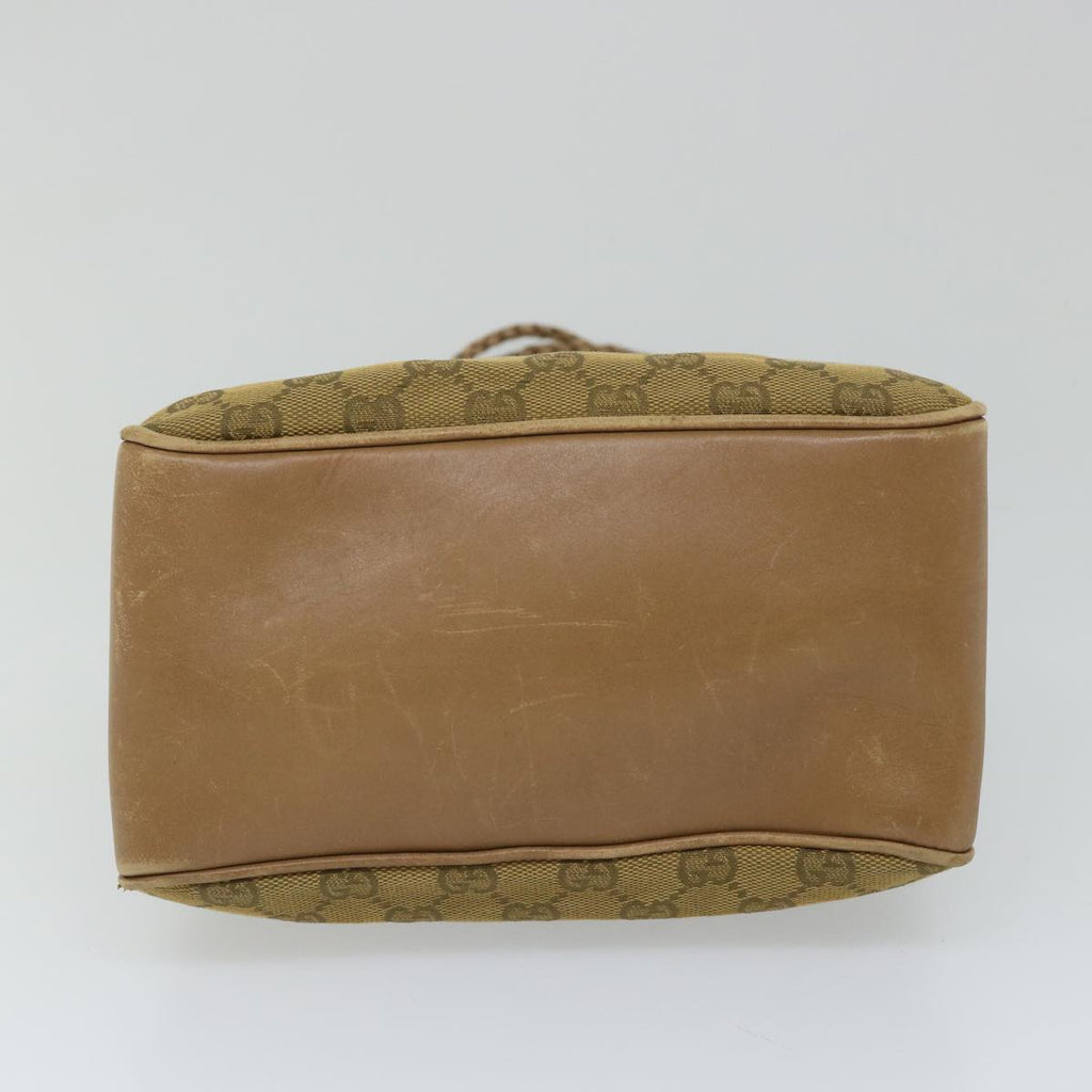 GUCCI GG Canvas Hand Bag Brown 109143 57772