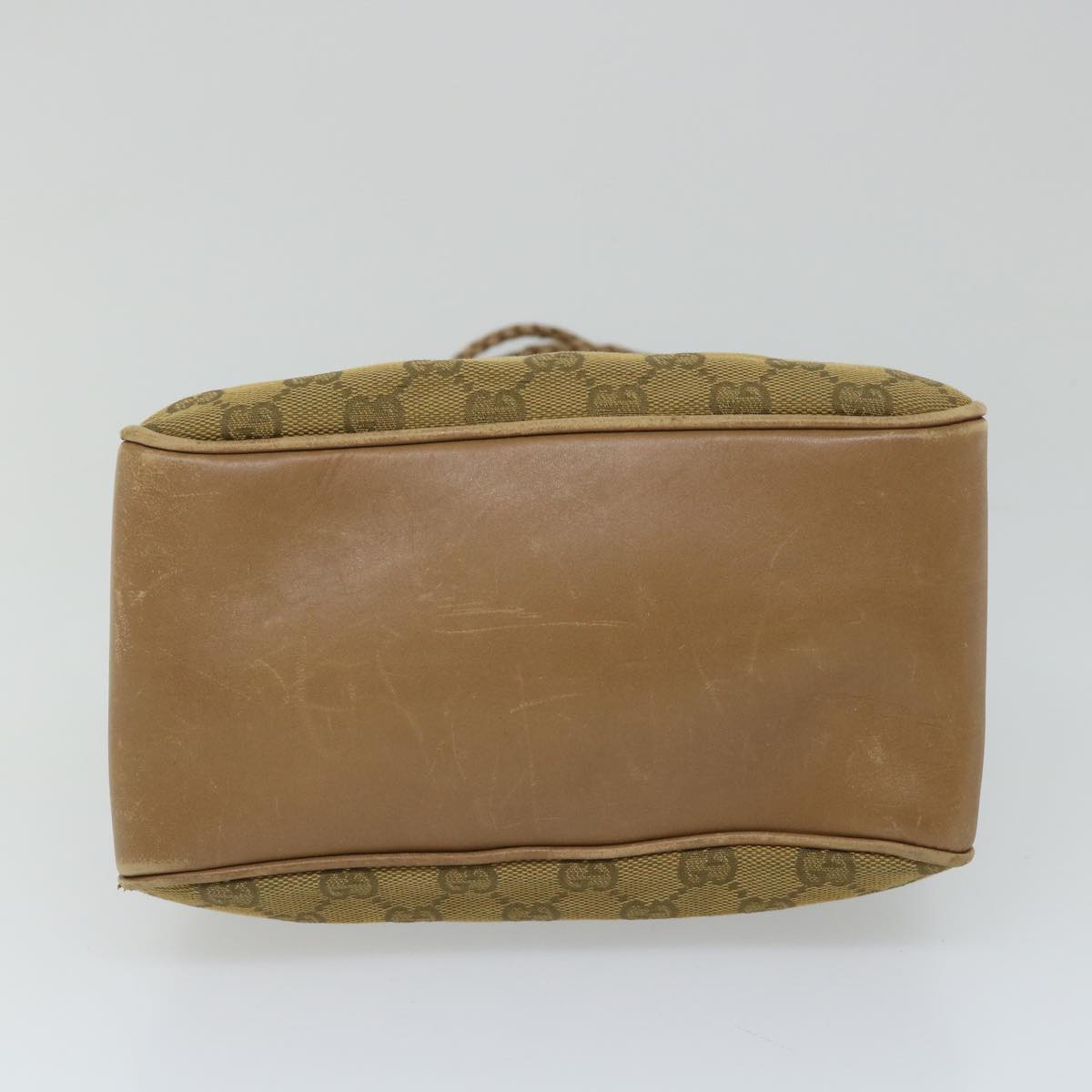 GUCCI GG Canvas Hand Bag Brown 109143 57772