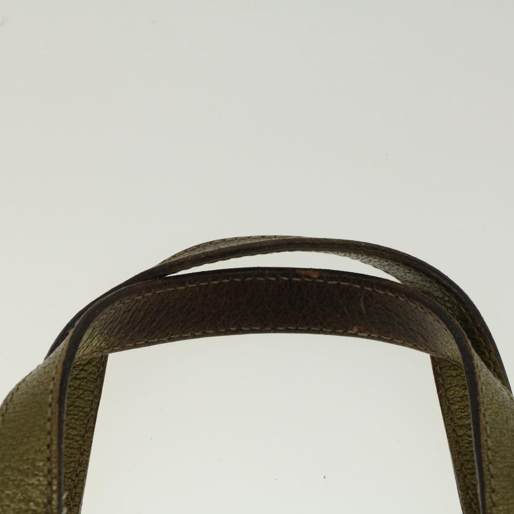 GUCCI GG Canvas Sherry Line Hand Bag Beige Gold Pink 139261 57773