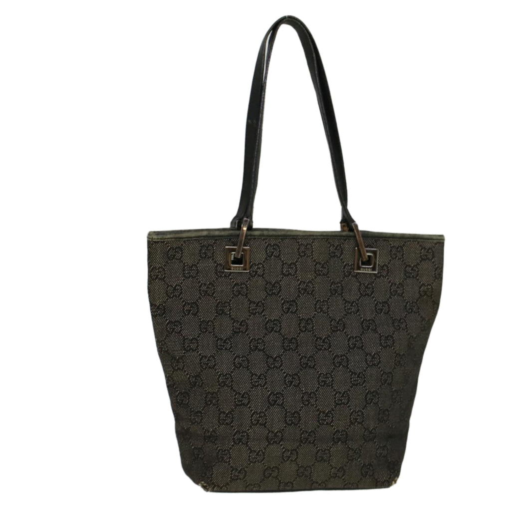 GUCCI GG Canvas Hand Bag Gray 31244 57775
