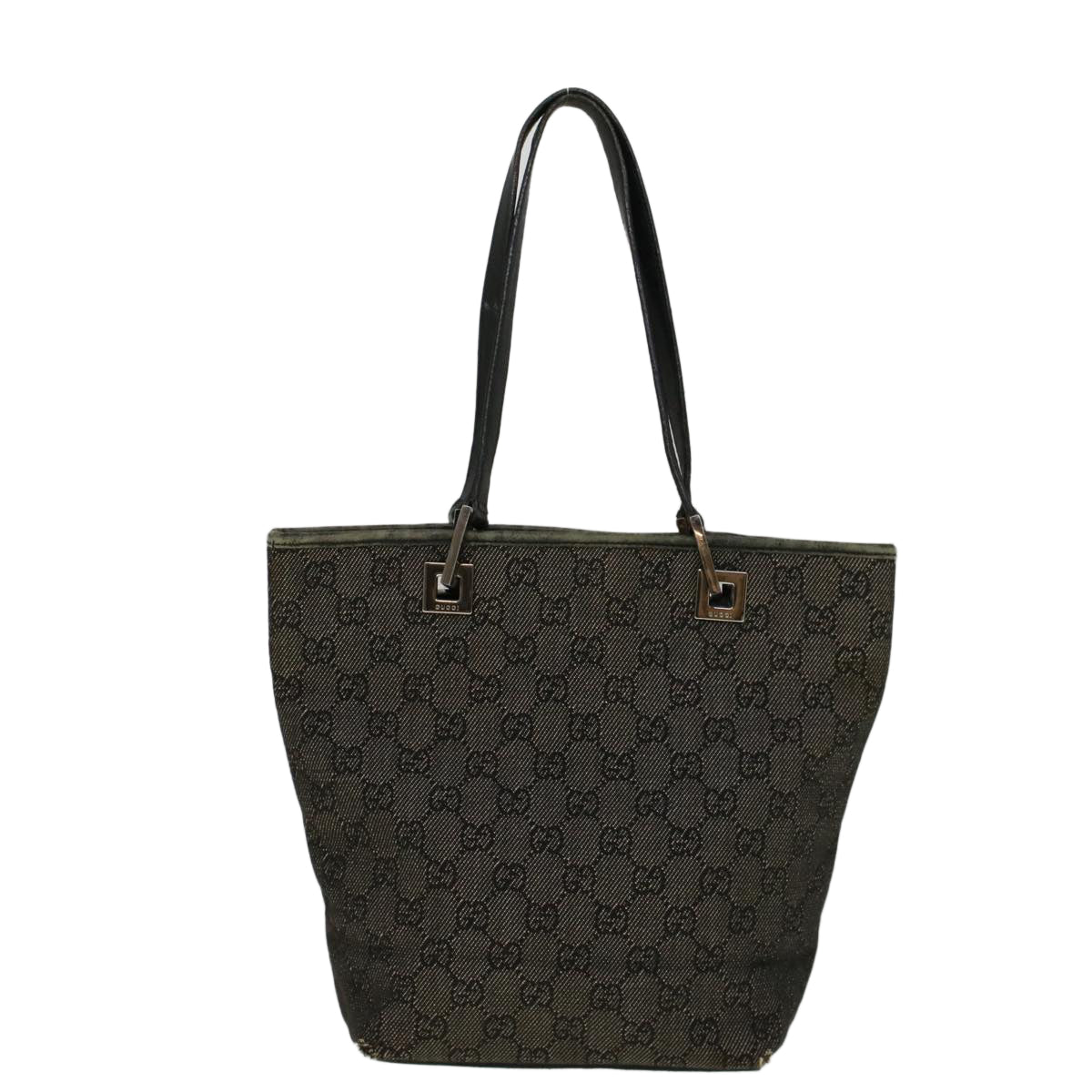 GUCCI GG Canvas Hand Bag Gray 31244 57775