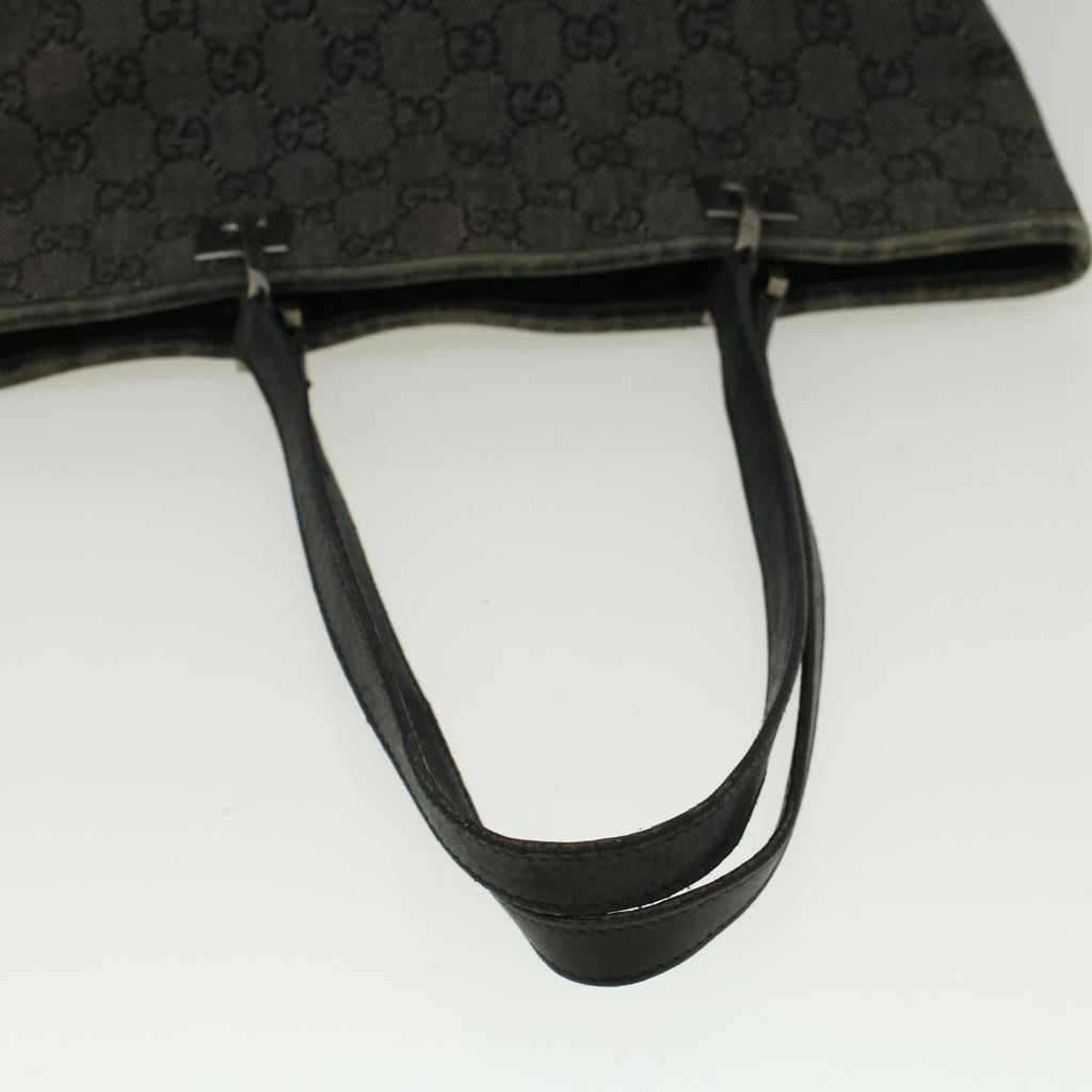 GUCCI GG Canvas Hand Bag Gray 31244 57775