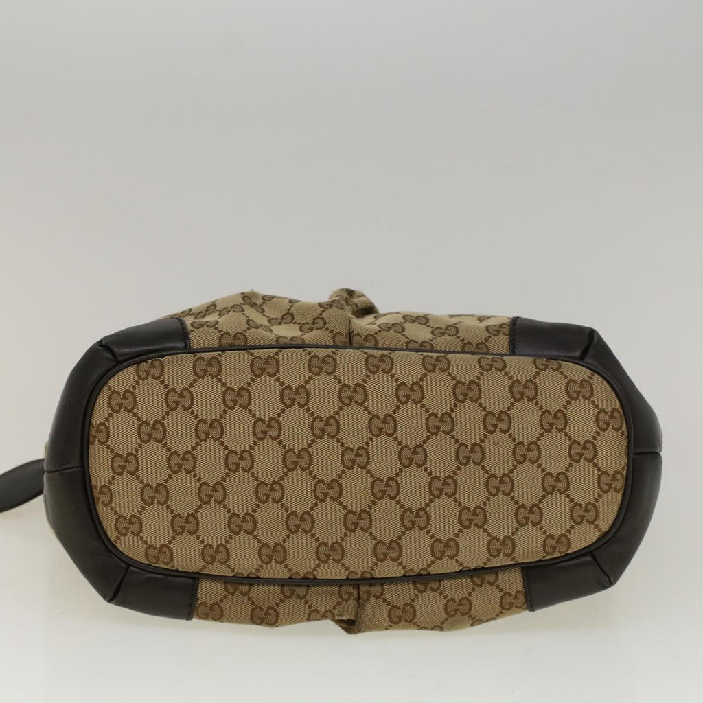 GUCCI GG Canvas Hand Bag 2way Beige 247902 57777