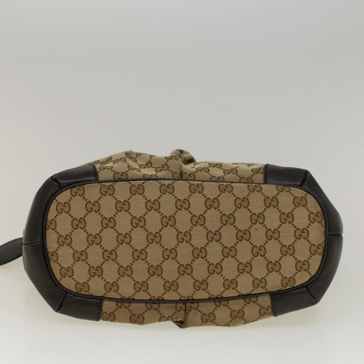 GUCCI GG Canvas Hand Bag 2way Beige 247902 57777