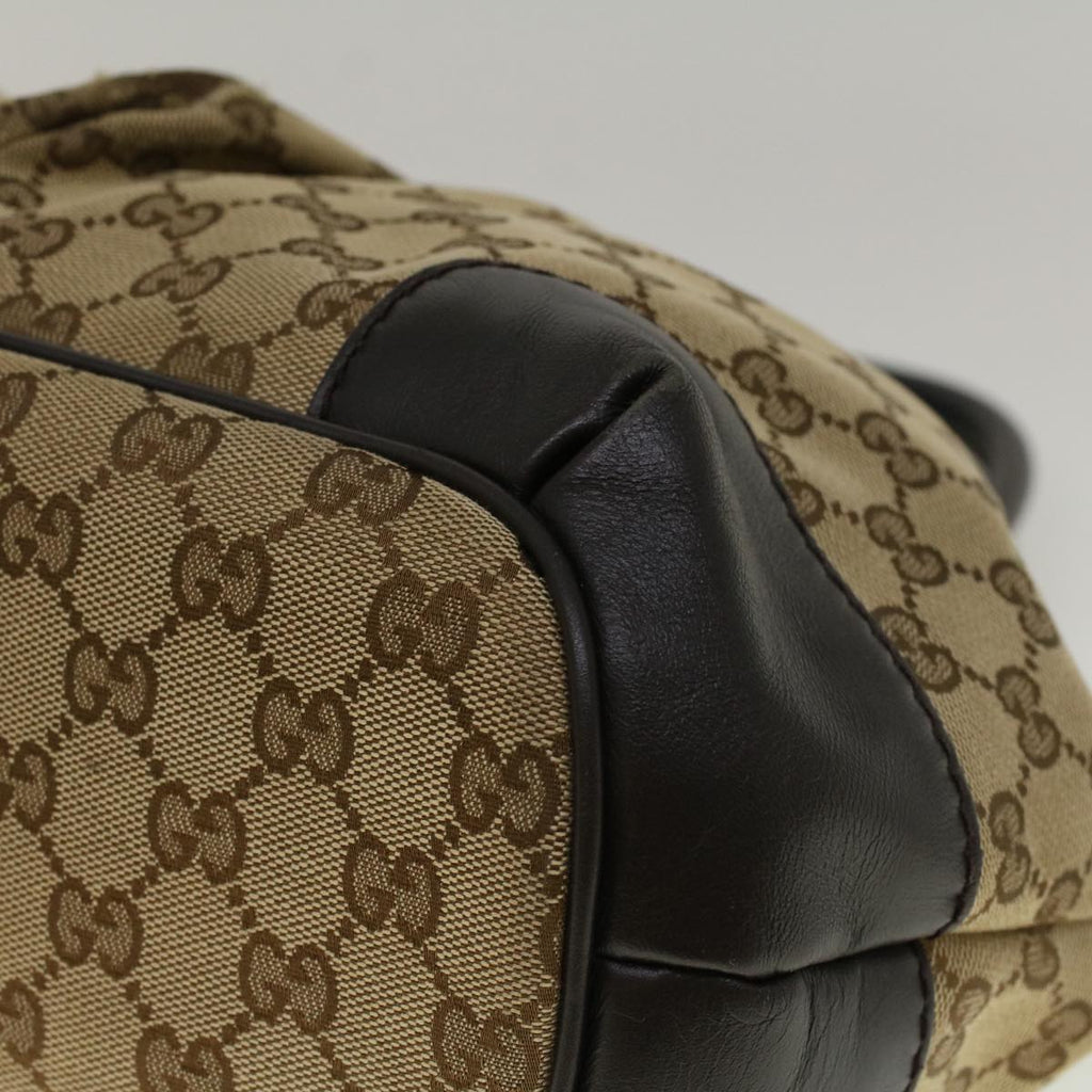 GUCCI GG Canvas Hand Bag 2way Beige 247902 57777