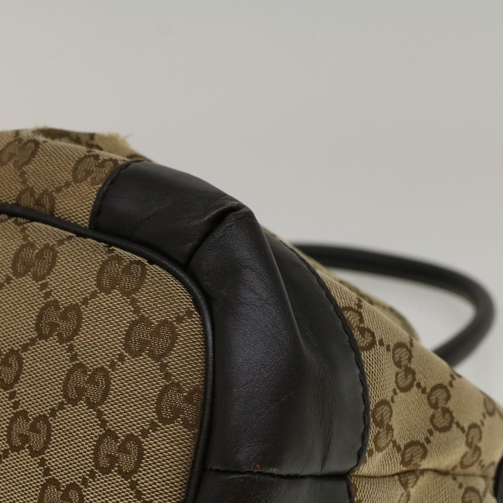 GUCCI GG Canvas Hand Bag 2way Beige 247902 57777