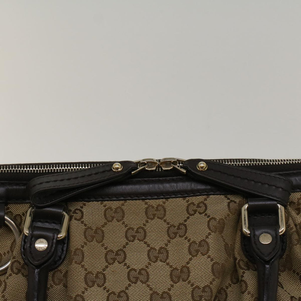 GUCCI GG Canvas Hand Bag 2way Beige 247902 57777