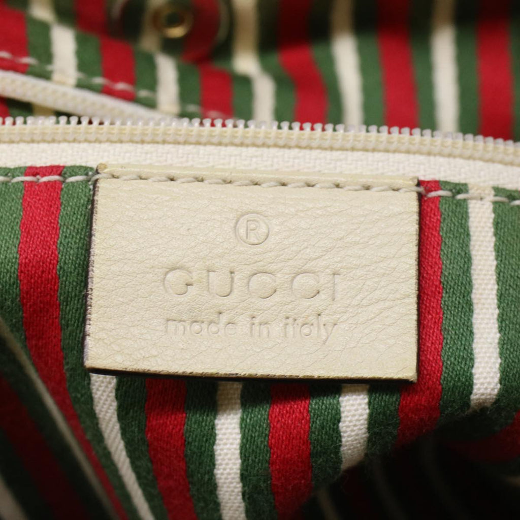 GUCCI GG Canvas Hand Bag Beige 169946 57778