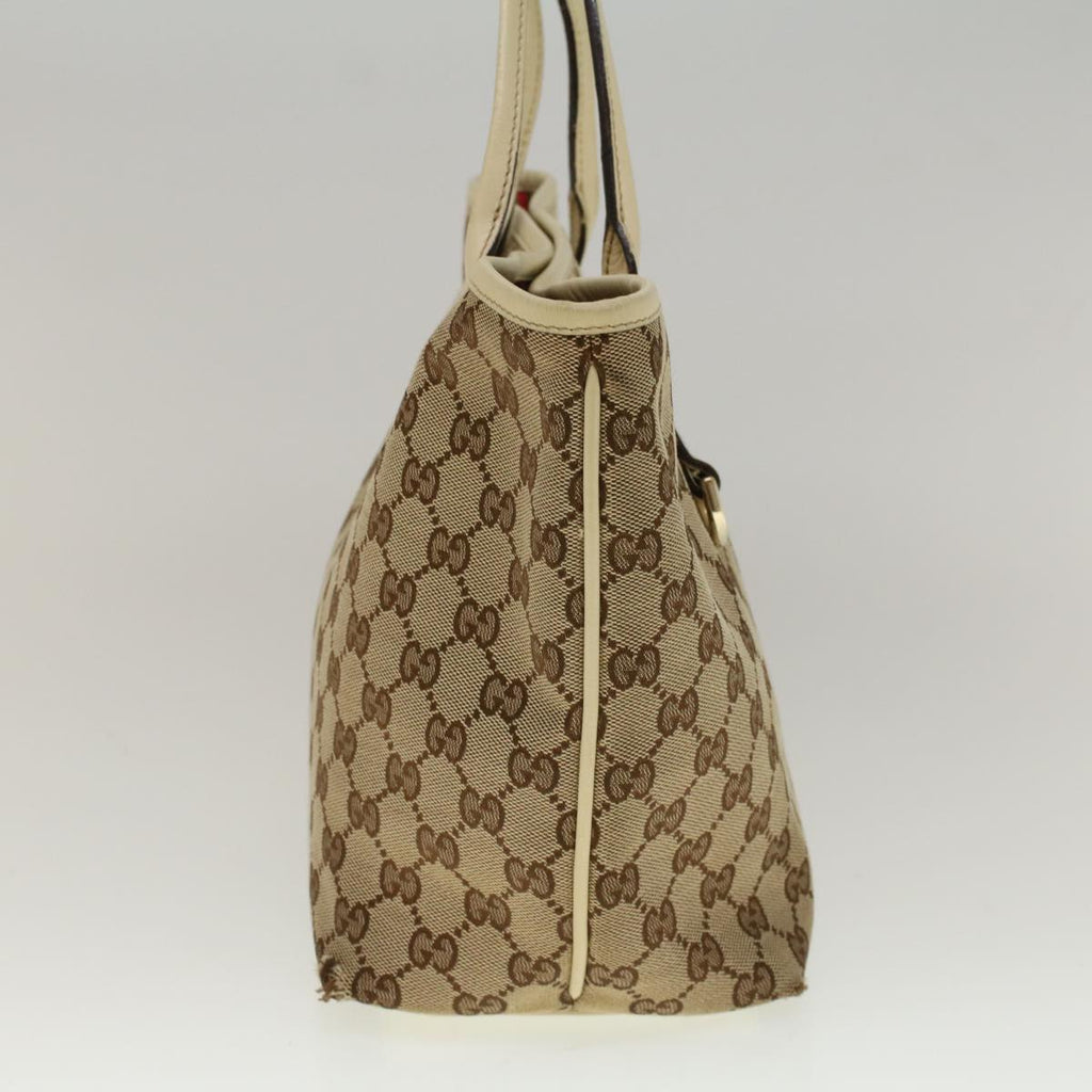 GUCCI GG Canvas Hand Bag Beige 169946 57778