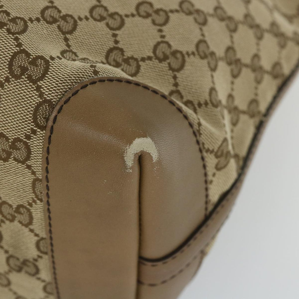 GUCCI GG Canvas Hand Bag Beige 247209 57779