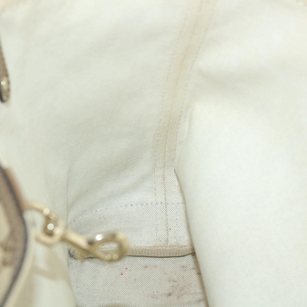GUCCI GG Canvas Hand Bag Beige 247209 57779