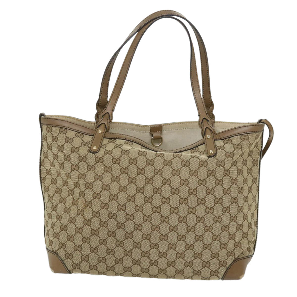 GUCCI GG Canvas Hand Bag Beige 247209 57779