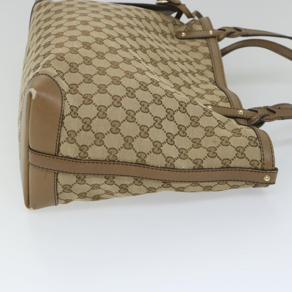 GUCCI GG Canvas Hand Bag Beige 247209 57779