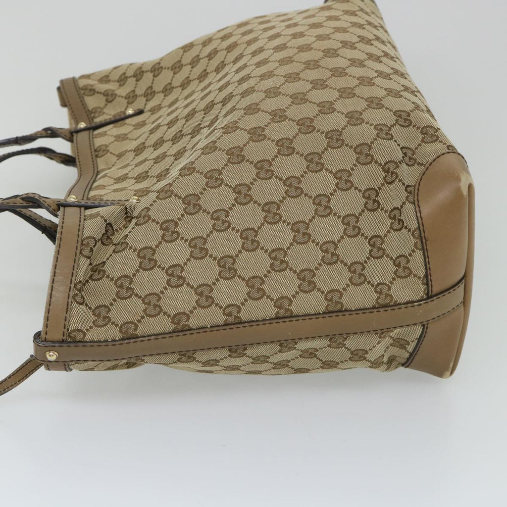 GUCCI GG Canvas Hand Bag Beige 247209 57779