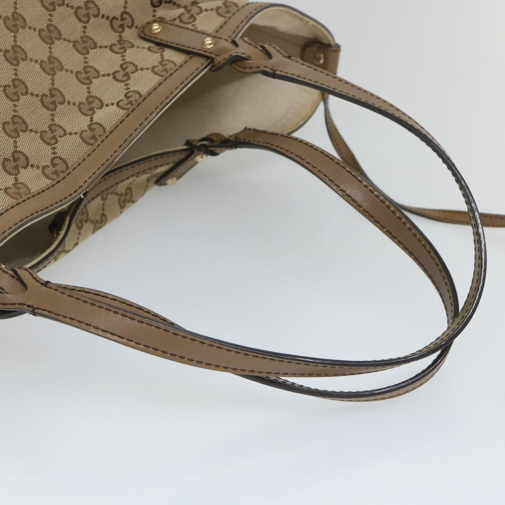 GUCCI GG Canvas Hand Bag Beige 247209 57779
