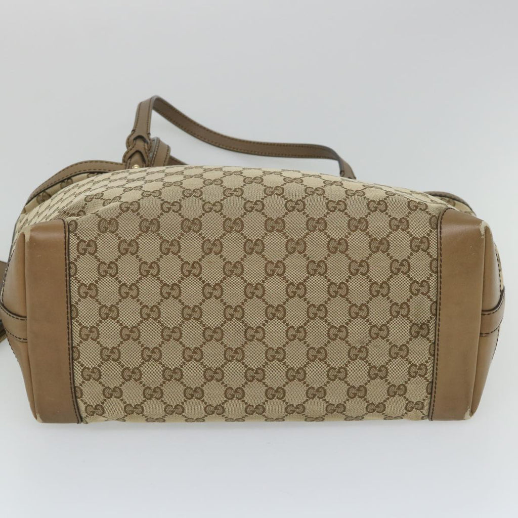 GUCCI GG Canvas Hand Bag Beige 247209 57779