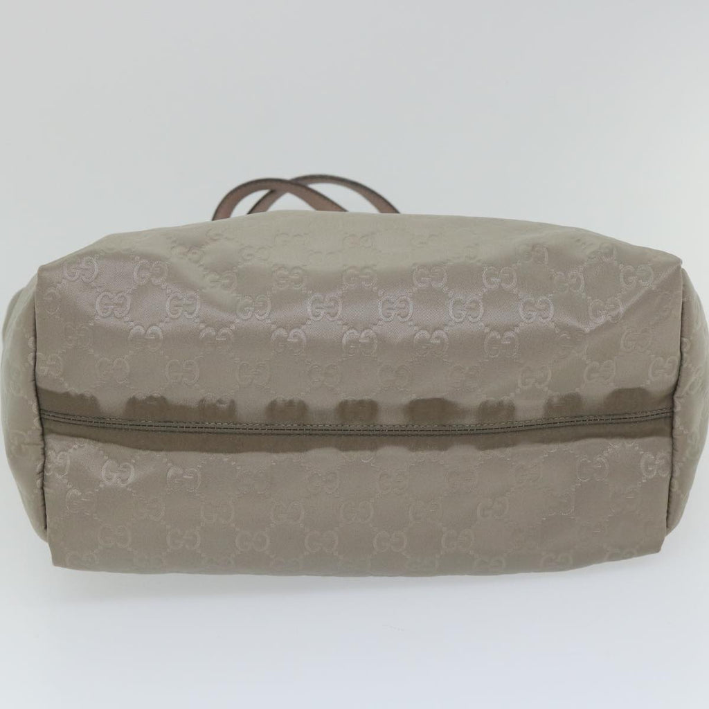 GUCCI GG Canvas Tote Bag Gray 282439 57780