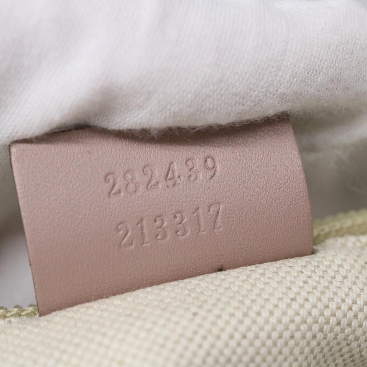 GUCCI GG Canvas Tote Bag Gray 282439 57780