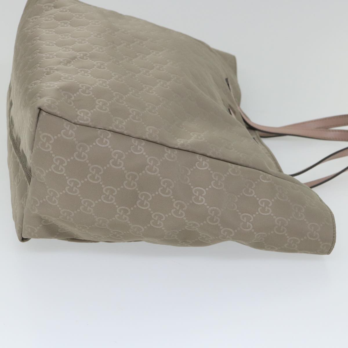 GUCCI GG Canvas Tote Bag Gray 282439 57780