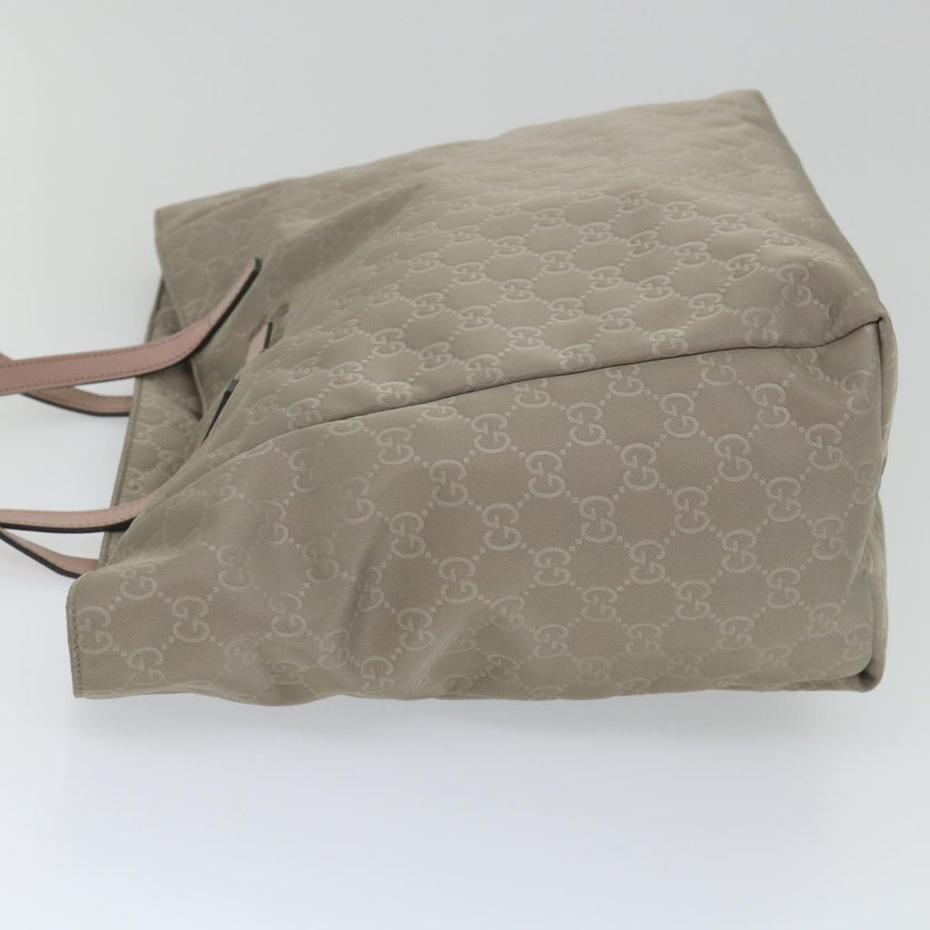 GUCCI GG Canvas Tote Bag Gray 282439 57780