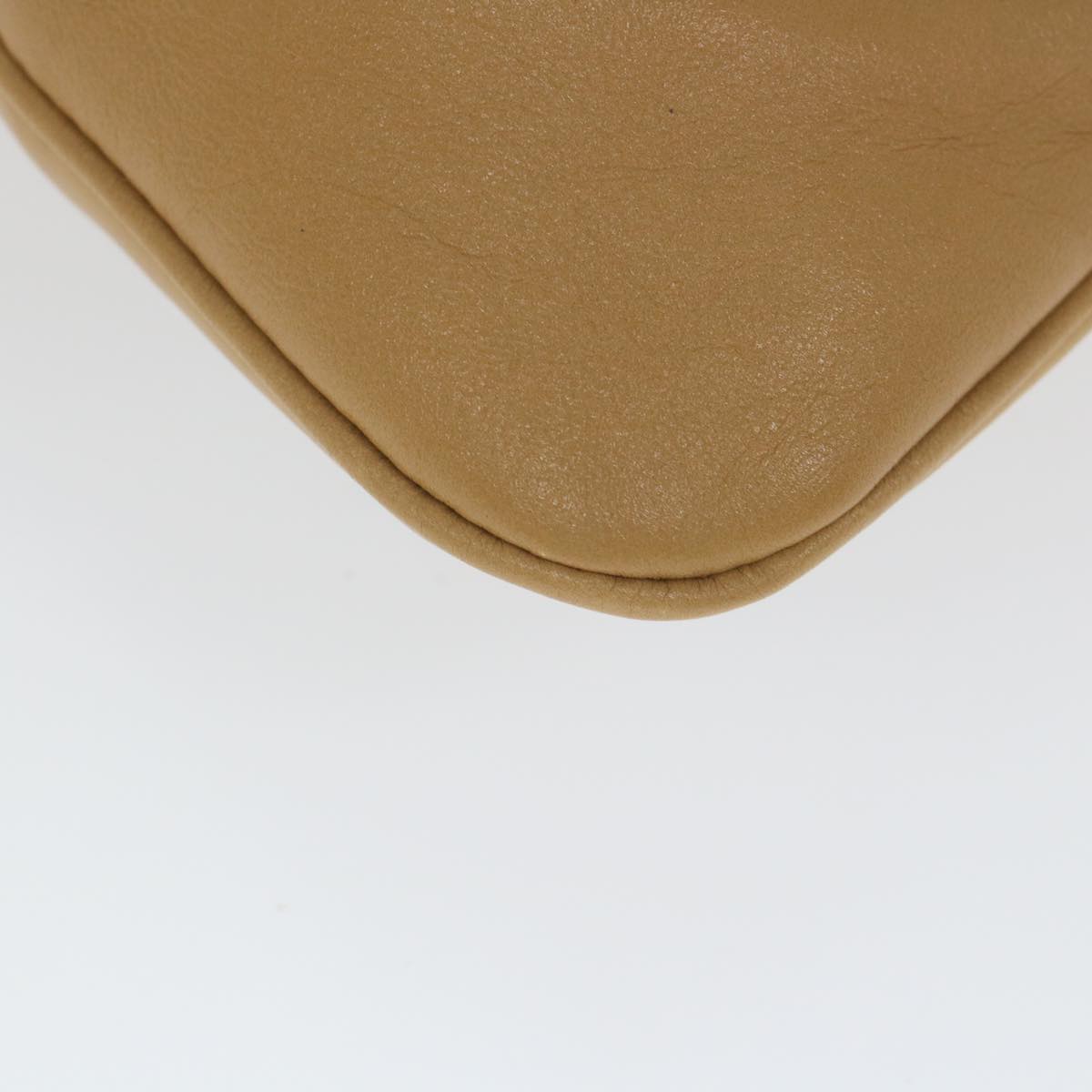 GUCCI Shoulder Bag Suede Leather Beige 153029 57781