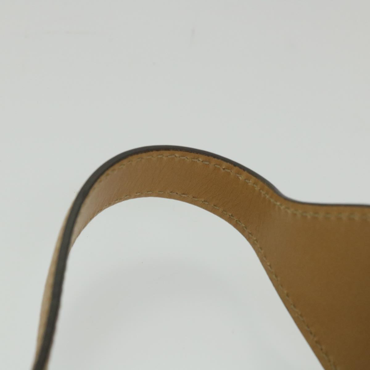 GUCCI Shoulder Bag Suede Leather Beige 153029 57781