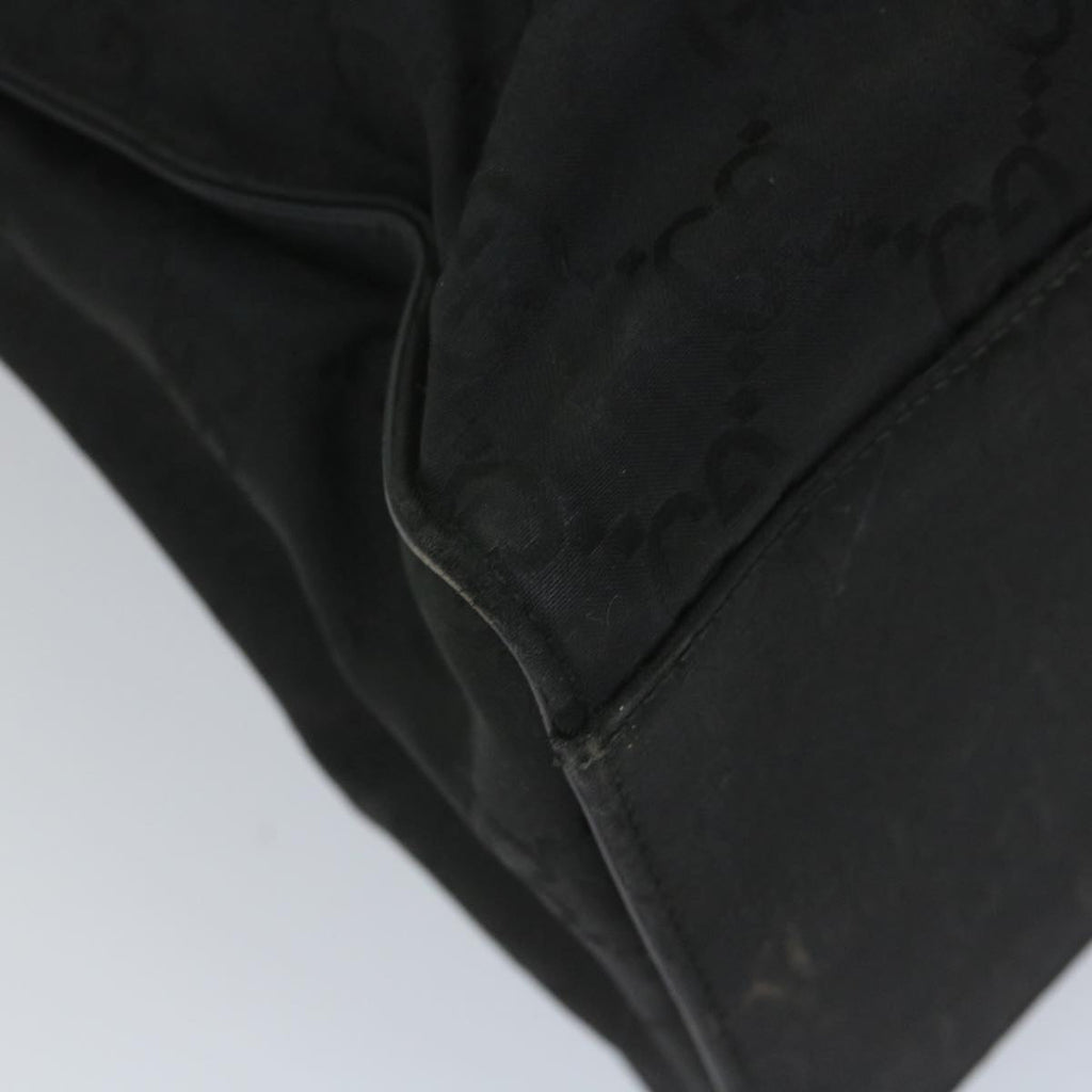 GUCCI GG Canvas Bamboo Hand Bag Black 002 1010 3754 57797