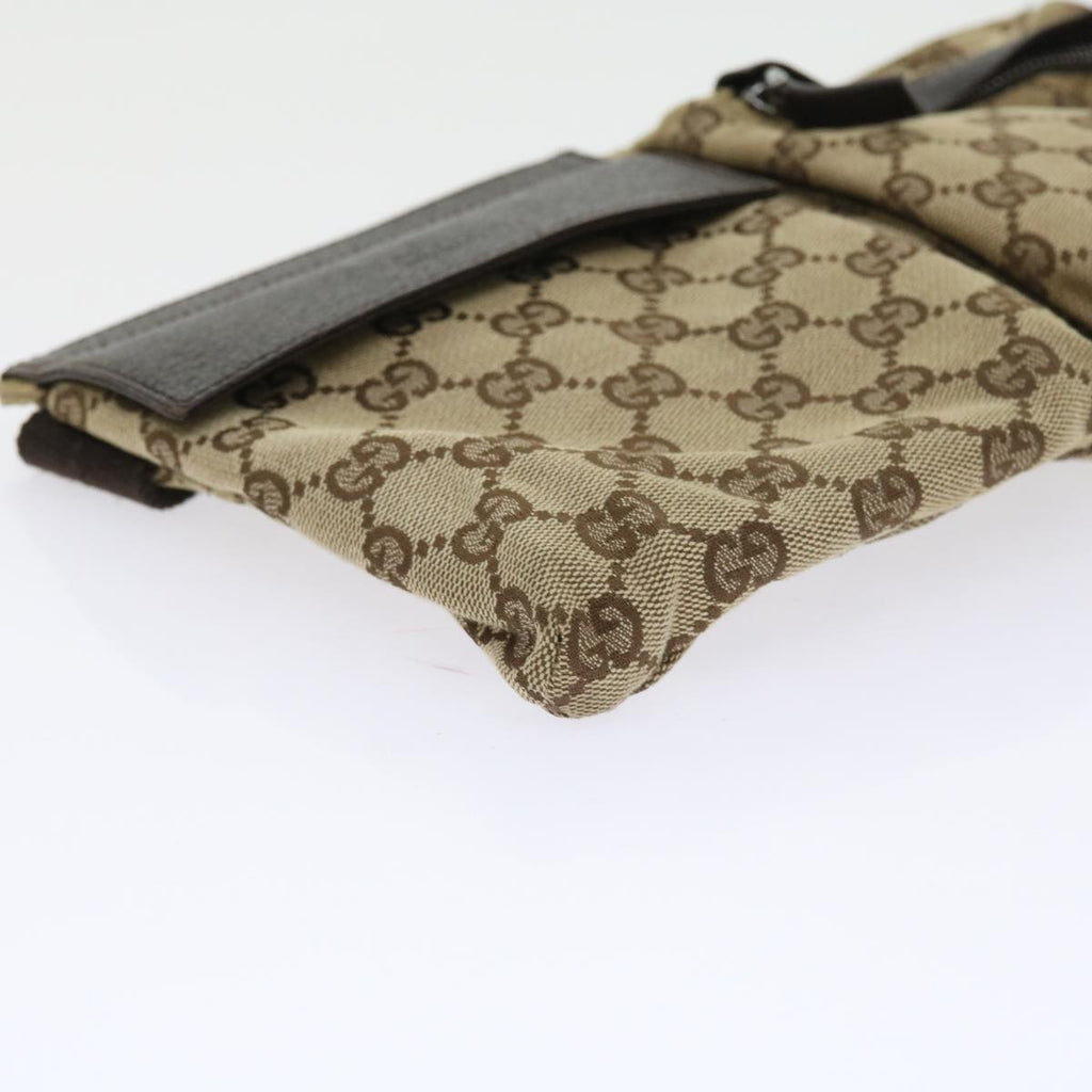 GUCCI GG Canvas Waist bag Beige 28566 57830