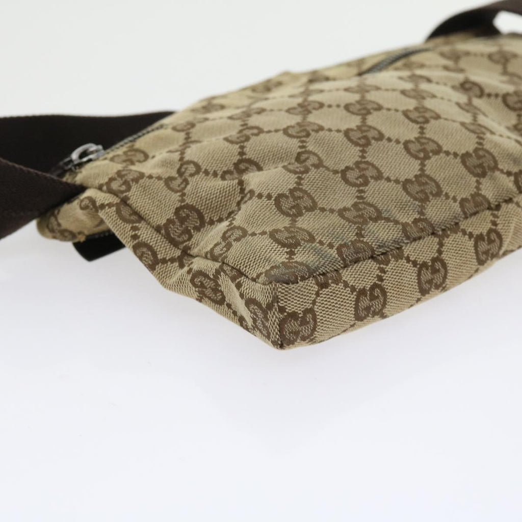GUCCI GG Canvas Waist bag Beige 28566 57830