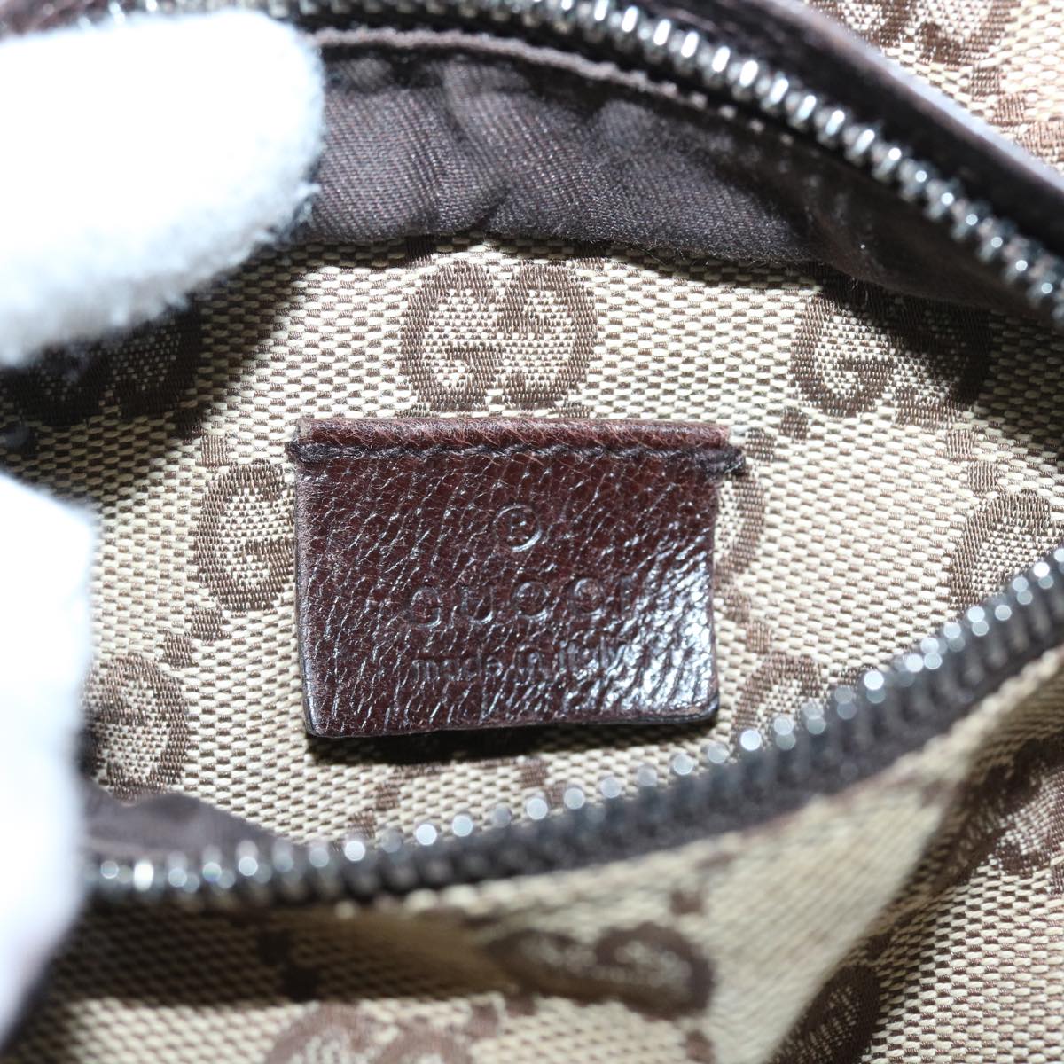 GUCCI GG Canvas Waist bag Beige 28566 57830