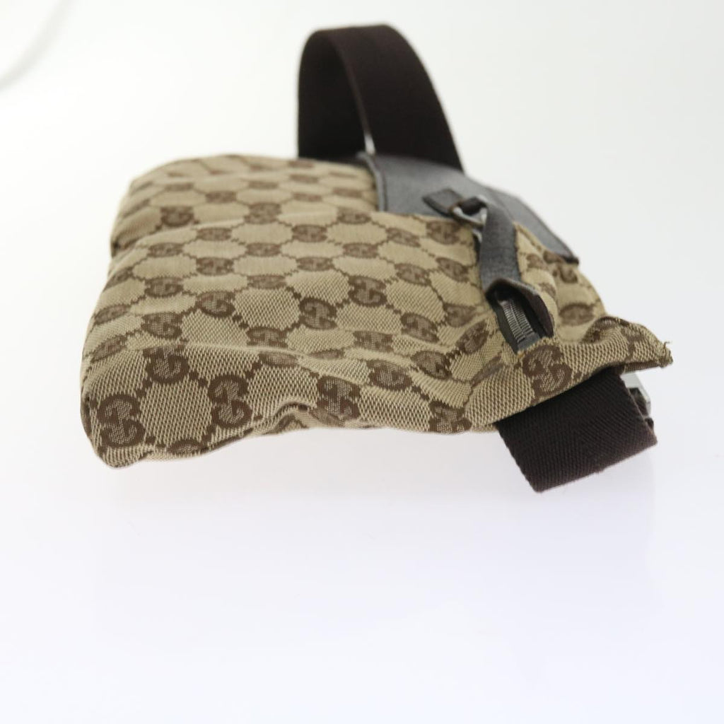 GUCCI GG Canvas Waist bag Beige 28566 57830