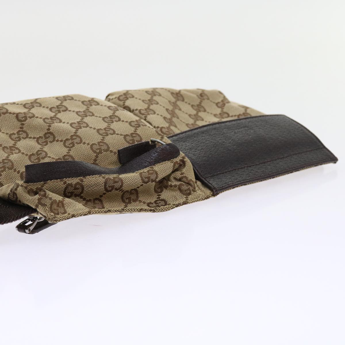 GUCCI GG Canvas Waist bag Beige 28566 57830