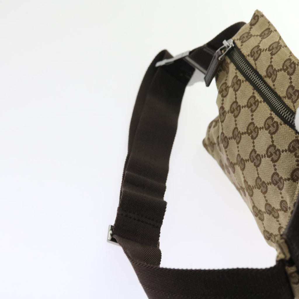 GUCCI GG Canvas Waist bag Beige 28566 57830