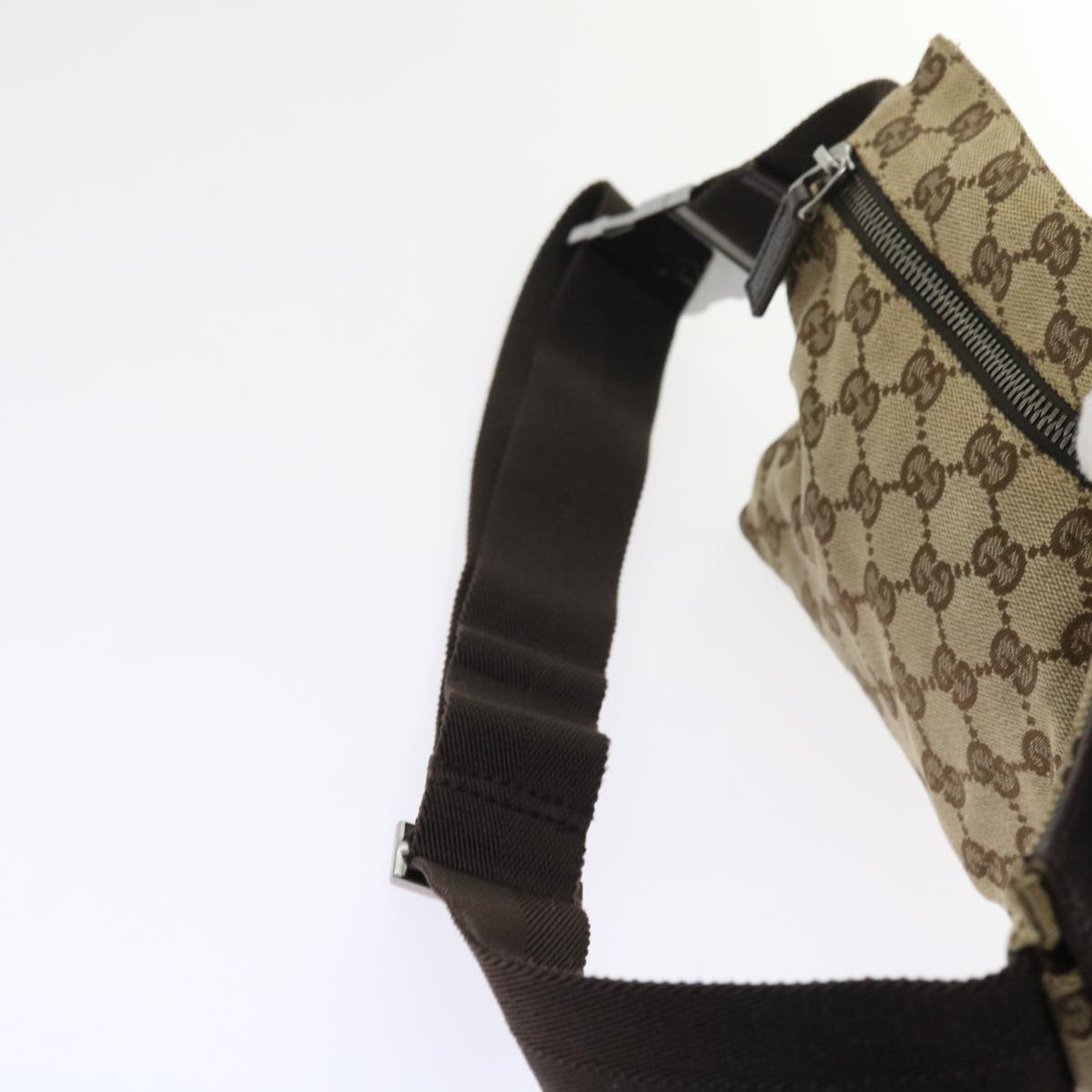 GUCCI GG Canvas Waist bag Beige 28566 57830
