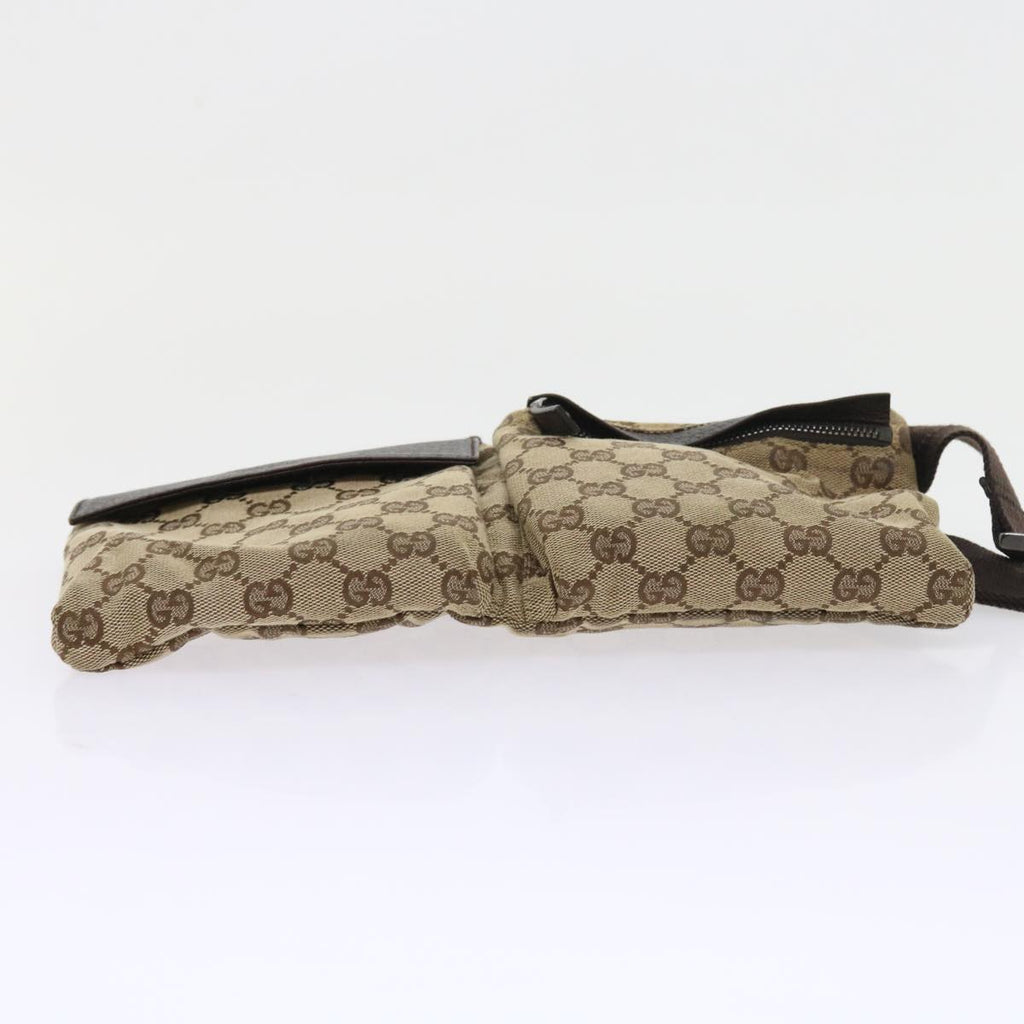 GUCCI GG Canvas Waist bag Beige 28566 57830