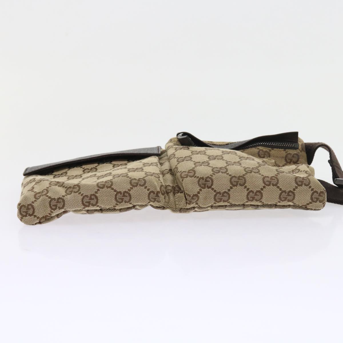 GUCCI GG Canvas Waist bag Beige 28566 57830