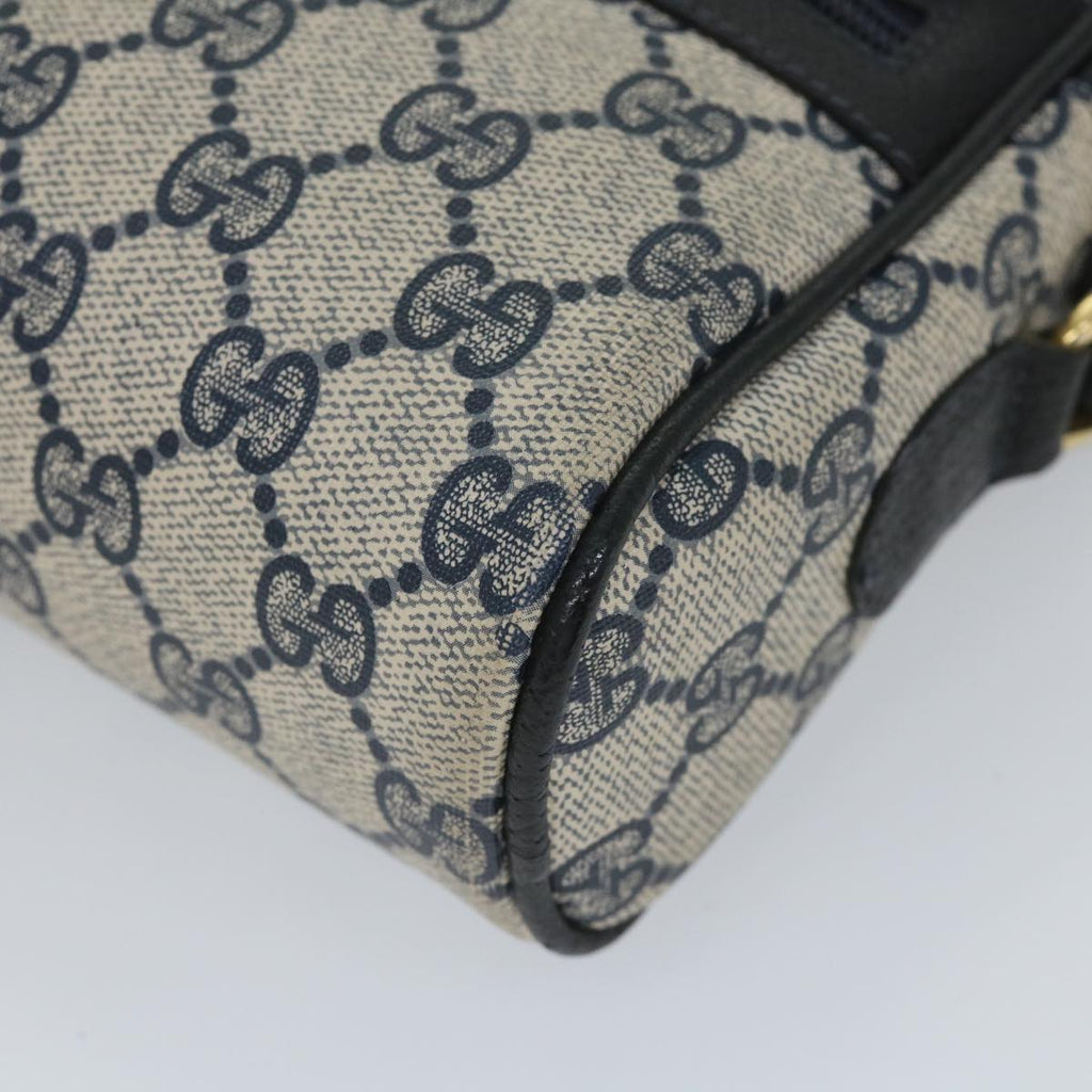 GUCCI GG Supreme Sherry Line Shoulder Bag Red Navy gray 010 378 57831