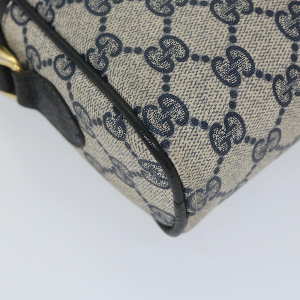 GUCCI GG Supreme Sherry Line Shoulder Bag Red Navy gray 010 378 57831