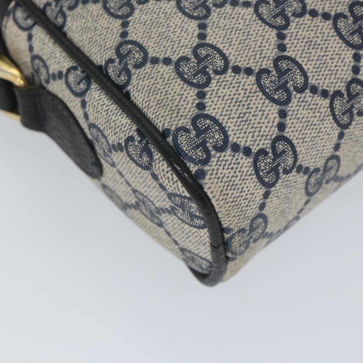 GUCCI GG Supreme Sherry Line Shoulder Bag Red Navy gray 010 378 57831