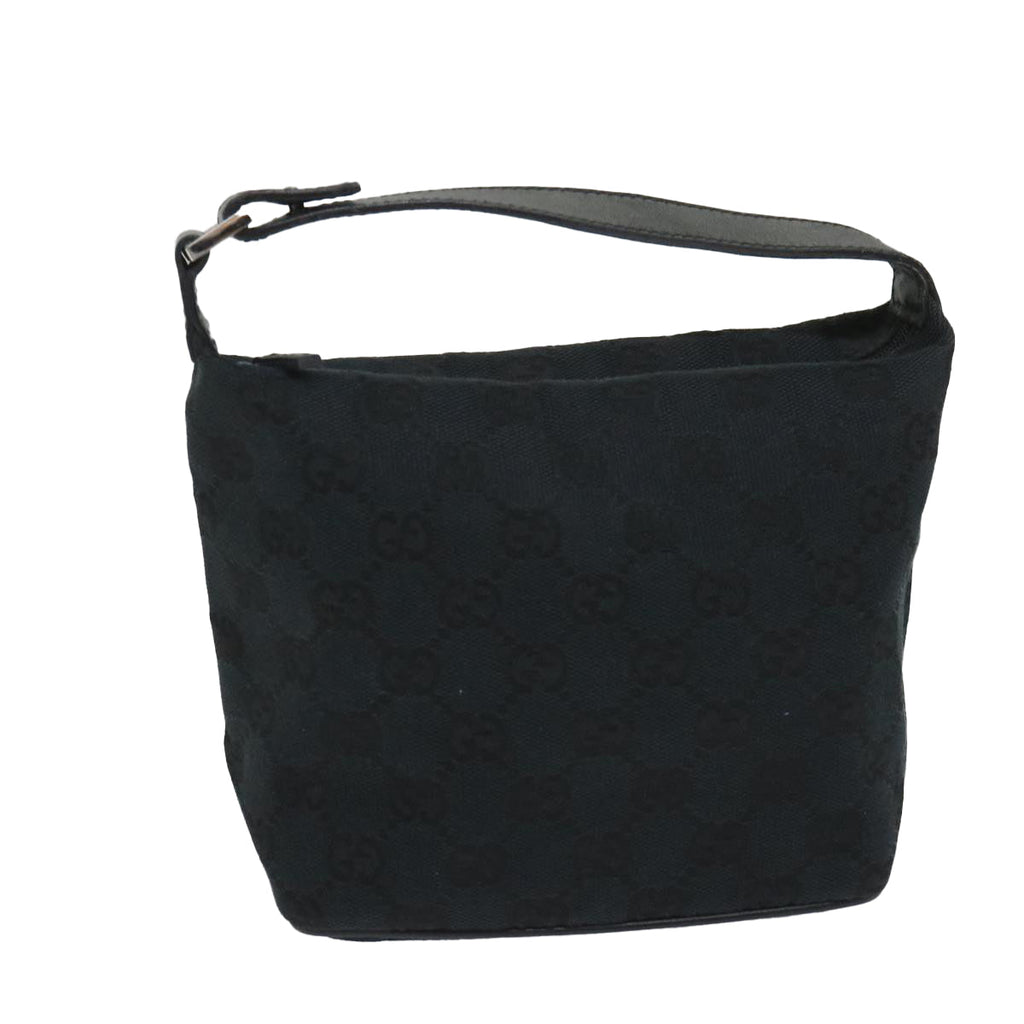 GUCCI GG Canvas Pouch Black 039 1147 57832